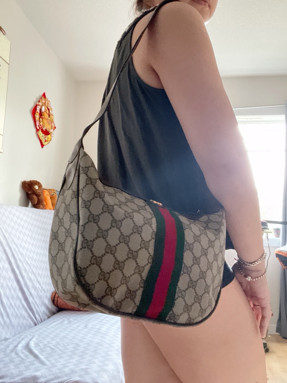 Vintage Gucci GG Supreme Shoulder Bag - Picture 5 of 5